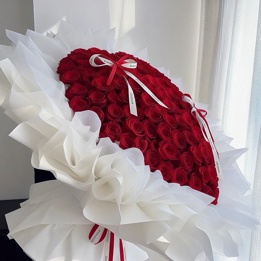 Jessica's Bouquet – 99 Red Roses