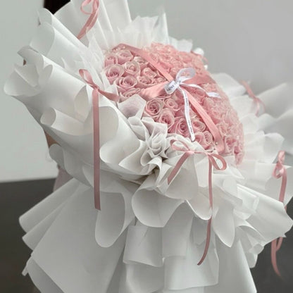 Sophia's Bouquet – 99 Pink Roses