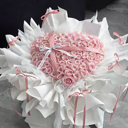 Sophia's Bouquet – 99 Pink Roses